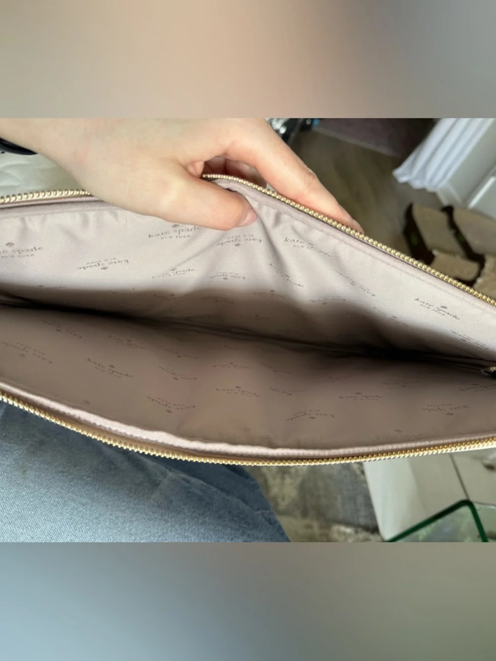 Kate Spade laptop sleeve like new - Picture 3 of 8